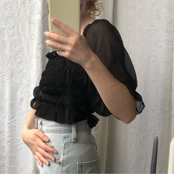 Urban outfitters milkmaid crop top - Picture 2 of 7
